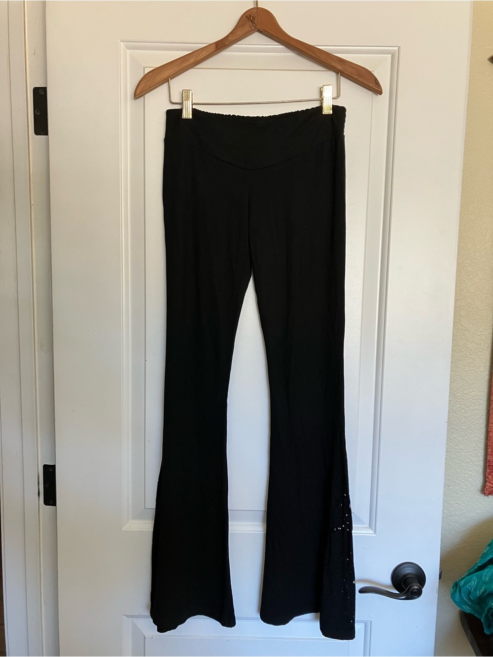 Rip Curl Black Flared Yoga Pants XS